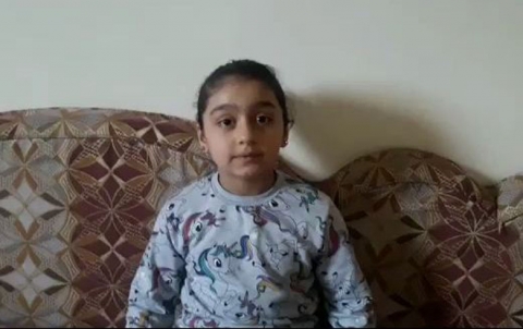 طفلة كوردية تطلق حملة 