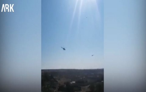 طائرات حربية تحوم فوق سماء قرية جيلكا التابعة لكركي لكي