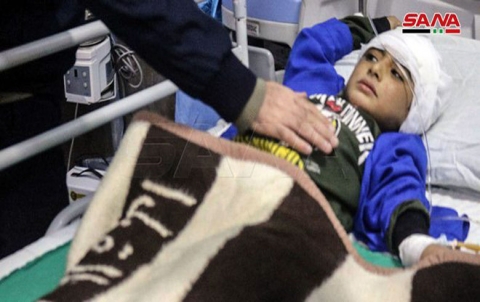 Dozens of children are victims of an explosion in Deir al-Zour
