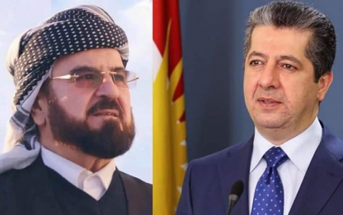 برقية تعزية من رئيس حكومة إقليم كوردستان 