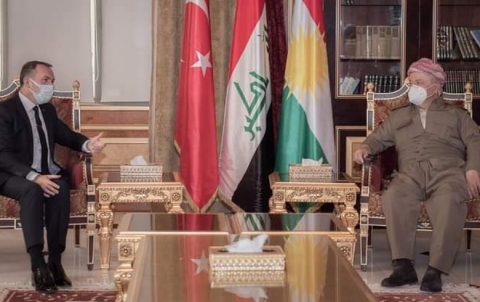 What happened between President Barzani and the Turkish ambassador?