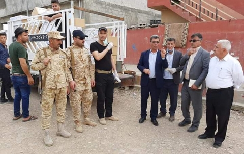 مساعدات إنسانية للاجئين الكورد في دهوك