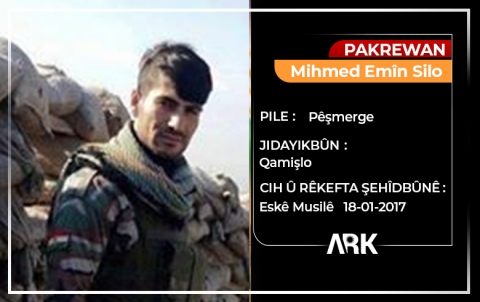 Salvegera 2yan ya şehîdbûna Pêşmerge Mihemed Emîn Ehmed Silo