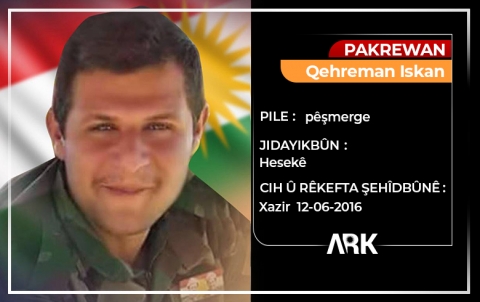 The third anniversary of the martyrdom of the Peshmerga Qahraman Iskan The third anniversary of the martyrdom of the Peshmerga Qahraman Iskan