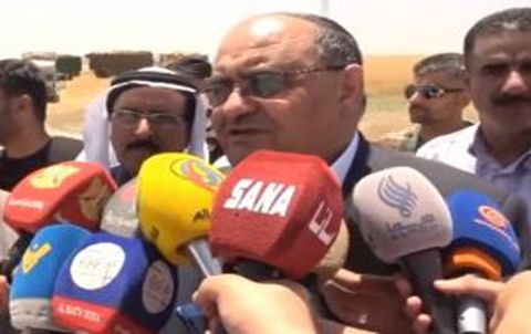 10 media outlets accompanied by two ministers of the Syrian regime in Qamishlo 10 media outlets accompanied by two ministers of the Syrian regime in Qamishlo