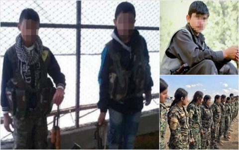 The YPG/PKK organizations used 24 schools and hospitals as training grounds and 14 schools as ammunition depots.