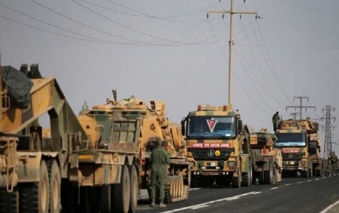New Turkish military reinforcements enter Idlib through the Kafr Losin crossing