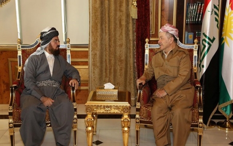 الرئيس بارزاني يستقبل الأمين العام للإتحاد العالمي لعلماء المسلمين
