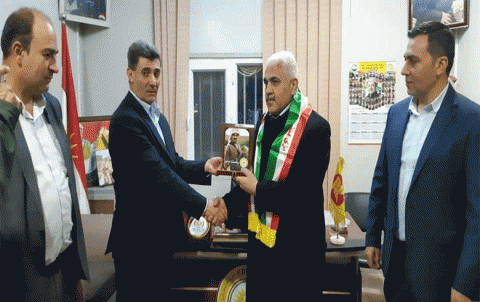 Domiz organization of PDK-S receives the leader Abdul Rahman Apo Domiz organization of PDK-S receives the leader Abdul Rahman Apo