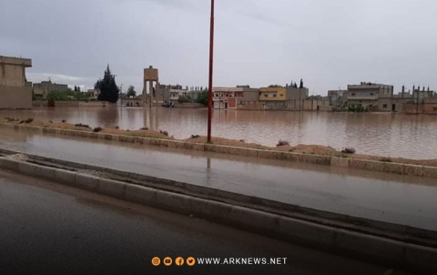 كوباني.. عشرات القرى تُغمر بالمياه نتيجة هطول الأمطار 