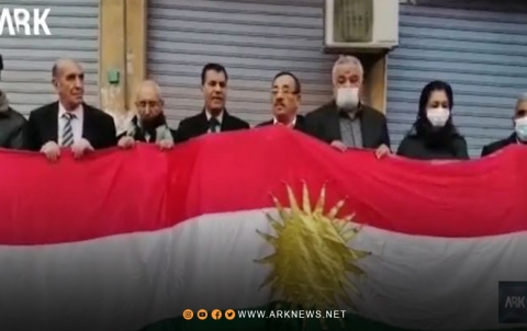 The speech of the head of the local council of ENKS in Derik on the Kurdistan Flag Day