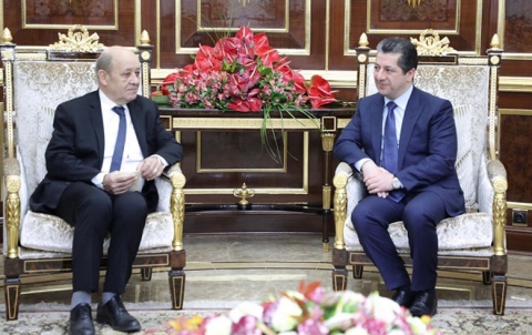 Fransa: Emê berdewam bin li ser alîkarî û piştevaniya Pêşmerge û Kurdistanê