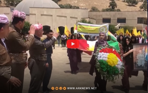  منظمة لالش للحزب الديمقراطي الكوردستاني - سوريا PDK-S تزور مزار الخالدين في بارزان