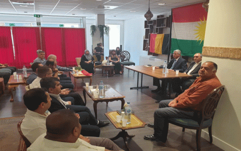 Belgium Locality of Europe representative of the Kurdish National Council in Syria holds a political seminar