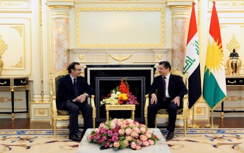 Masrour Barzani stresses the need to end the Turkish attack on the east of the Euphrates Masrour Barzani stresses the need to end the Turkish attack on the east of the Euphrates
