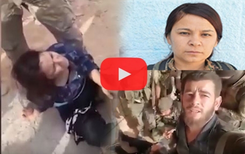 “Dart Izza Battalion” captures female fighter from SDF and threatens to be slaughtered (video)