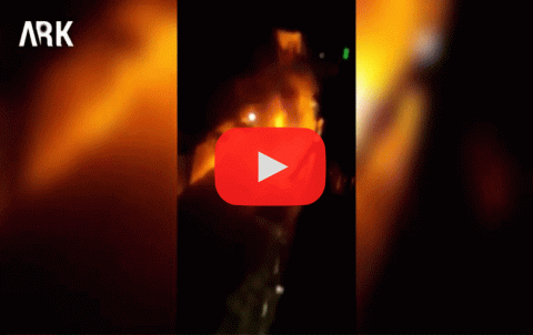 Vîdiyo.. Otombêlek li navçeya Cindirêsê ya Efrînê teqiya 