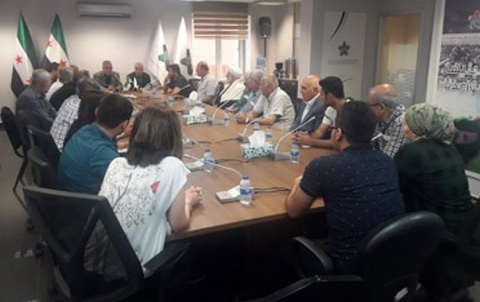 Syrian Coalition Meets Activists from Afrin to Discusses Situation of the Region