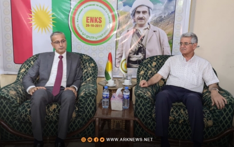 The leaderships of ENKS and the Syriac Union Party meet in Qamishlo