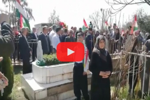 زيارة المجلس المحلي للمجلس الوطني الكوردي لقبر الشهداء بمناسبة يوم الشهيد الكوردي
