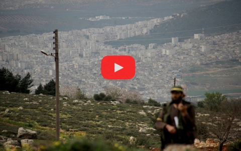 بالفيديو... رتل من الفصائل المسلّحة يخرج من عفرين 