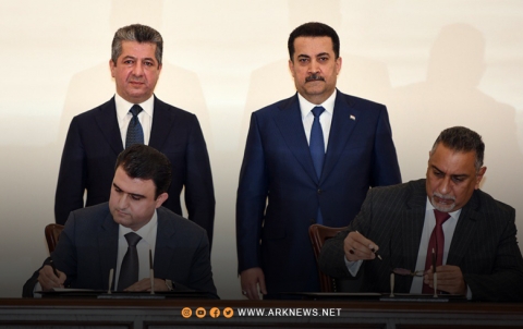 بحضور رئيسي الوزراء الاتحادي وحكومة إقليم كوردستان التوقيع على اتفاق لاستئناف تصدير النفط
