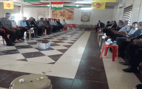 The Domiz organization of PDK-S receives well-wishers on the occasion of Eid al-Adha in its office