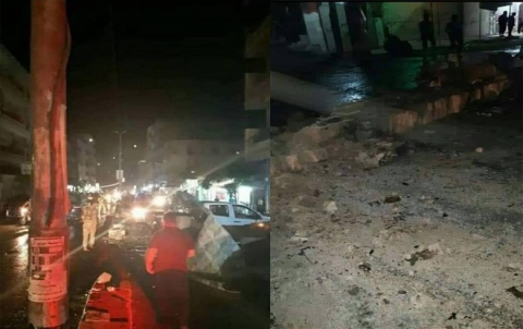 ته‌قینه‌ك باژارێ عه‌فرینێ هه‌ژاند 