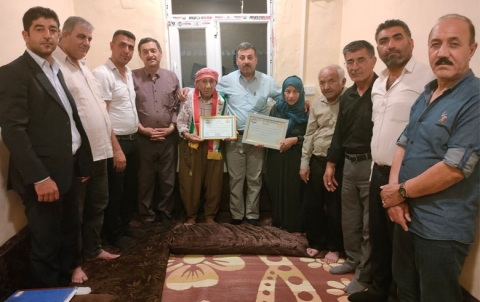 دهوك... PDK-S يكرم المناضل سيد عيسى سيد سليمان