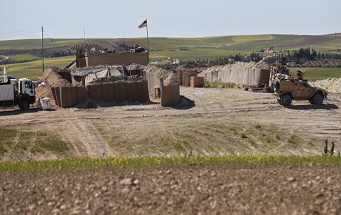 US forces are building a new base in Tirbaspiye city US forces are building a new base in Tirbaspiye city