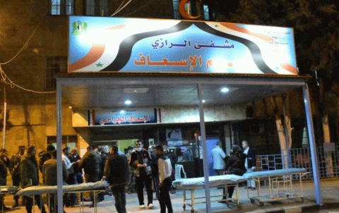وسائل إعلام النظام : أكثر من 100 مصاب في حلب في هجوم بالغاز الكيماوي وسائل إعلام النظام : أكثر من 100 مصاب في حلب في هجوم بالغاز الكيماوي