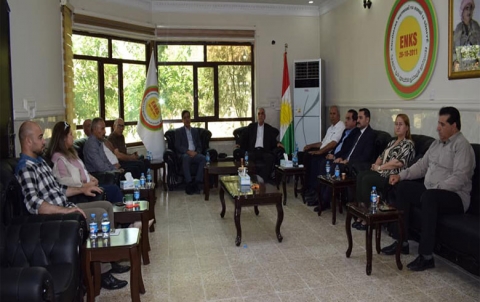 وفد من رئاسة ENKS يلتقي بممثلية إقليم كوردستان للمجلس الوطني الكوردي في سوريا وفد من رئاسة ENKS يلتقي بممثلية إقليم كوردستان للمجلس الوطني الكوردي في سوريا