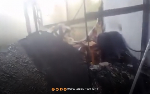 حريق يلتهم منزل لاجئ كوردي في لبنان ويحوّله إلى رماد  