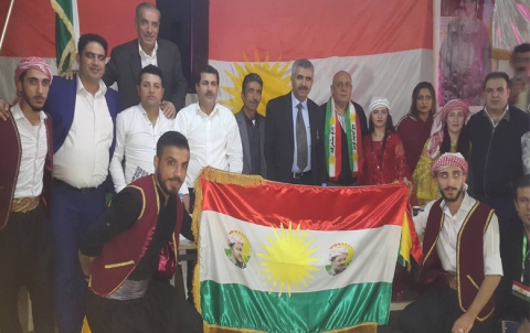منظمة لبنان لPDK-S و محلية إتحاد الطلبة و الشباب الديمقراطي الكوردستاني – روجافا تقومان بإحياء يوم علم كوردستان