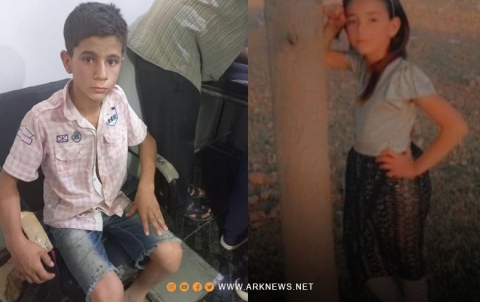 Four children of Afrin were injured were displaced in a mine explosion in the Shahba area Four children of Afrin were injured were displaced in a mine explosion in the Shahba area