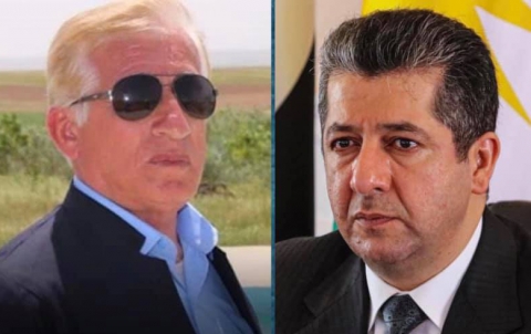مسرور بارزاني يعزّي بوفاة 