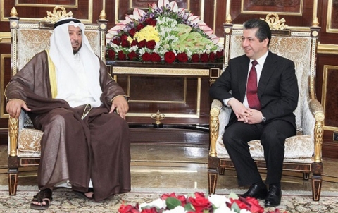 مسرور بارزاني يقيم عالياً عمل المؤسسة الإسلامية الخيرية العالمية