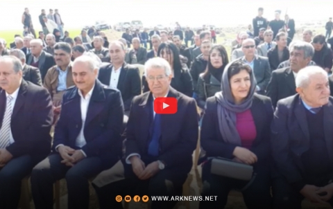 إحياء الذكرى السنوية العاشرة لاستشهاد القيادي الكوردي نصر الدين برهك في قرية كفرى دنا في منطقة ديرك