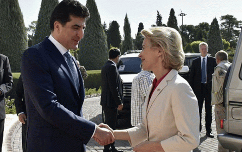 Nêçîrvan Barzanî bo Almanya: Alîkariya Kurdistanê bikin metirsiya DAIŞê hîn maye
