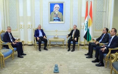 A delegation from ENKS meets with the Deputy Speaker of the Kurdistan Parliament