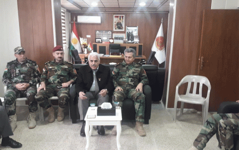 Duhok … A delegation from the leadership of PDK-S visits the leadership of the forces of “Lashkari Roj”