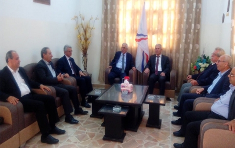 وفد من الـ PDK-S يزور مقر المنظمة الآثورية الديمقراطية وفد من الـ PDK-S يزور مقر المنظمة الآثورية الديمقراطية