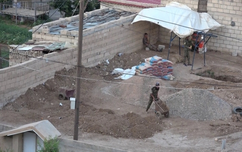 The PYD halts the digging of tunnels and trenches in preparing to create a safe zone