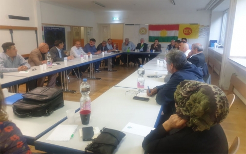 الفرع الرابع لمنظمة ألمانيا للحزب الديمقراطي الكوردستاني - سوريا يعقد اجتماعه الاعتيادي