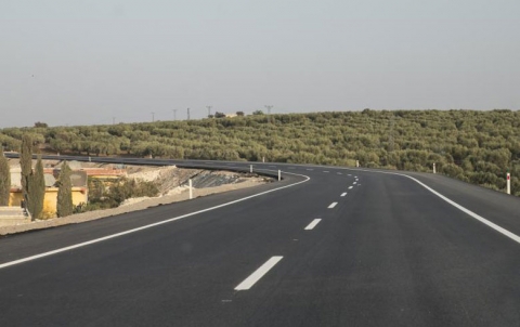 The completion of the construction of a road connects Afrin with Turkey The completion of the construction of a road connects Afrin with Turkey