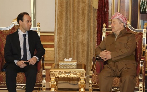 الرئيس بارزاني يستقبل العالم الكوردي كوجر بیركار الرئيس بارزاني يستقبل العالم الكوردي كوجر بیركار