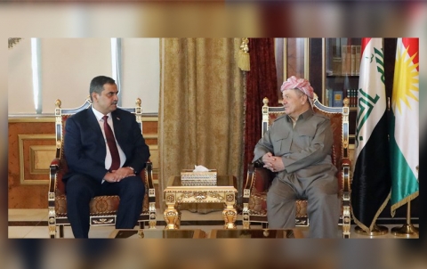 الرئيس بارزاني ووزير الدفاع العراقي يعبّران عن قلقهما حيال عودة الإرهاب 