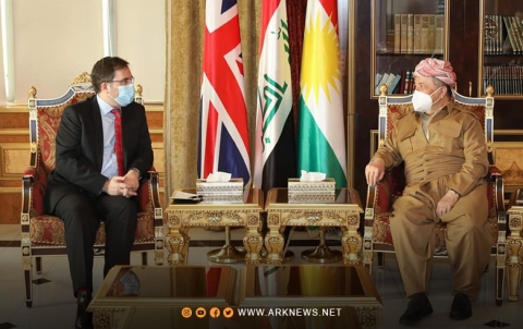 السفير البريطاني يؤكد التزام بلاده بنتائج زيارة رئيس حكومة الإقليم إلى المملكة المتحدة 
