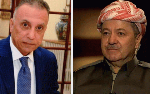 الرئيس بارزاني يعلن دعمه للكاظمي الرئيس بارزاني يعلن دعمه للكاظمي