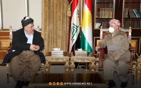 الرئيس بارزاني يستقبل رئيس الحزب الاشتراكي الديمقراطي الكوردستاني